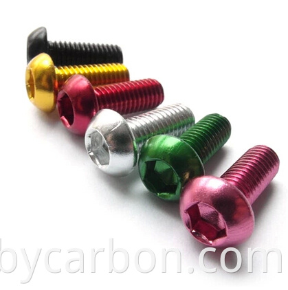 aluminum button screw